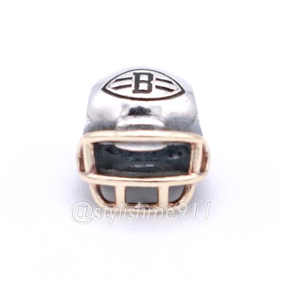 RARE - Authentic PANDORA Cleveland Browns NFL Helmet - USB790570-G108 - Picture 9 of 13